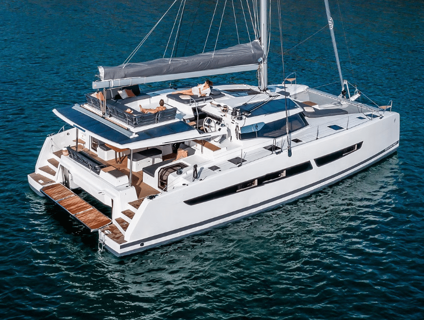 semi-private catamaran cruise Mykonos