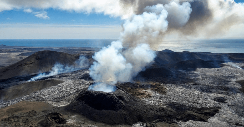craters waterfalls and valleys helicopter tour